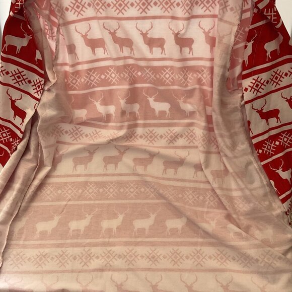 EMILY ROSE  REINDEER OPEN FRONT CHRISTMAS CARGIAN LIKE NEW - Picture 13 of 13